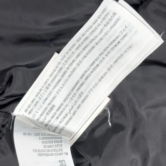 Abercrombie‎ & Fitch Premium Arctic Parka Hooded Winter Luxe Coat XL Gray Padded - Picture 8 of 12